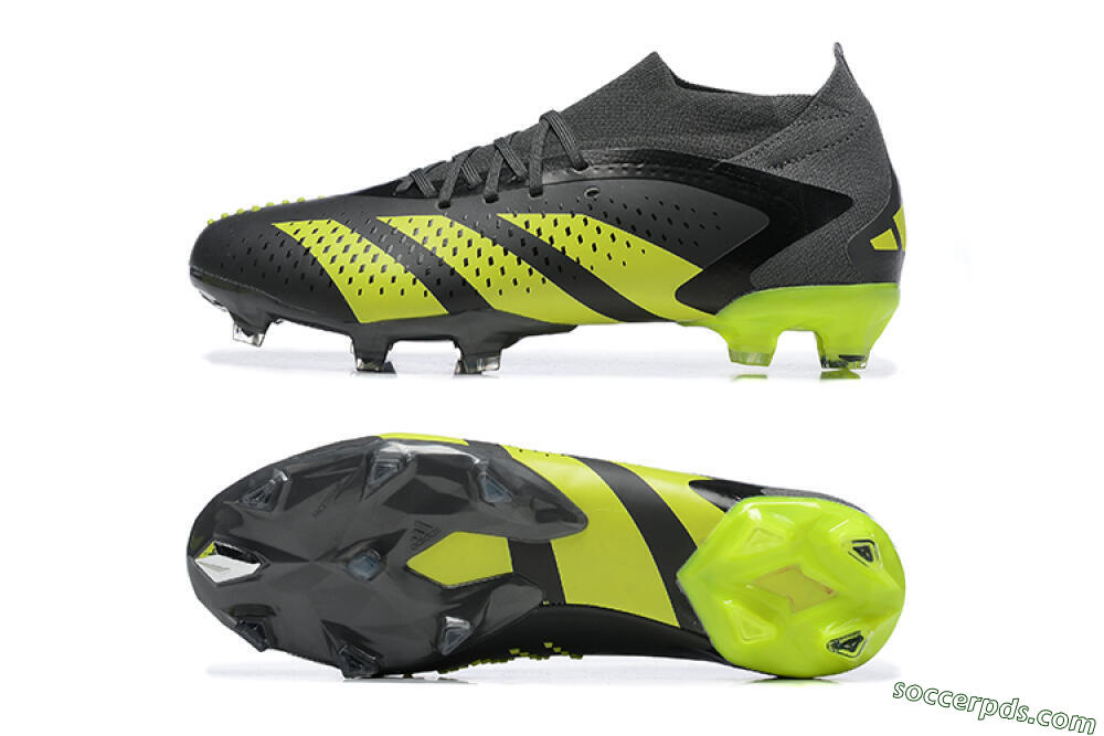 Adidas Predator Accuracy.1 FG High-Tops Football Boots - Black/Yellow 0