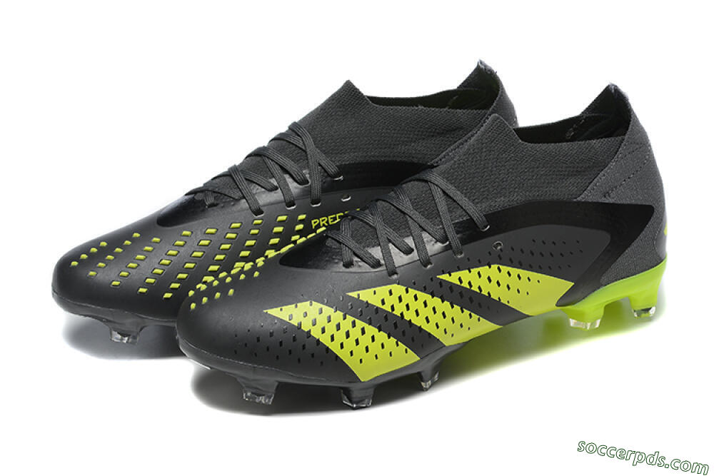 Adidas Predator Accuracy.1 FG High-Tops Football Boots - Black/Yellow 5