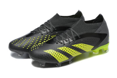 Adidas Predator Accuracy.1 FG High-Tops Football Boots - Black/Yellow