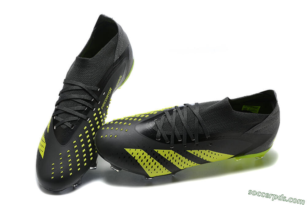 Adidas Predator Accuracy.1 FG High-Tops Football Boots - Black/Yellow 6