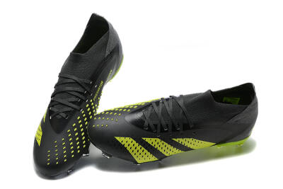 Adidas Predator Accuracy.1 FG High-Tops Football Boots - Black/Yellow