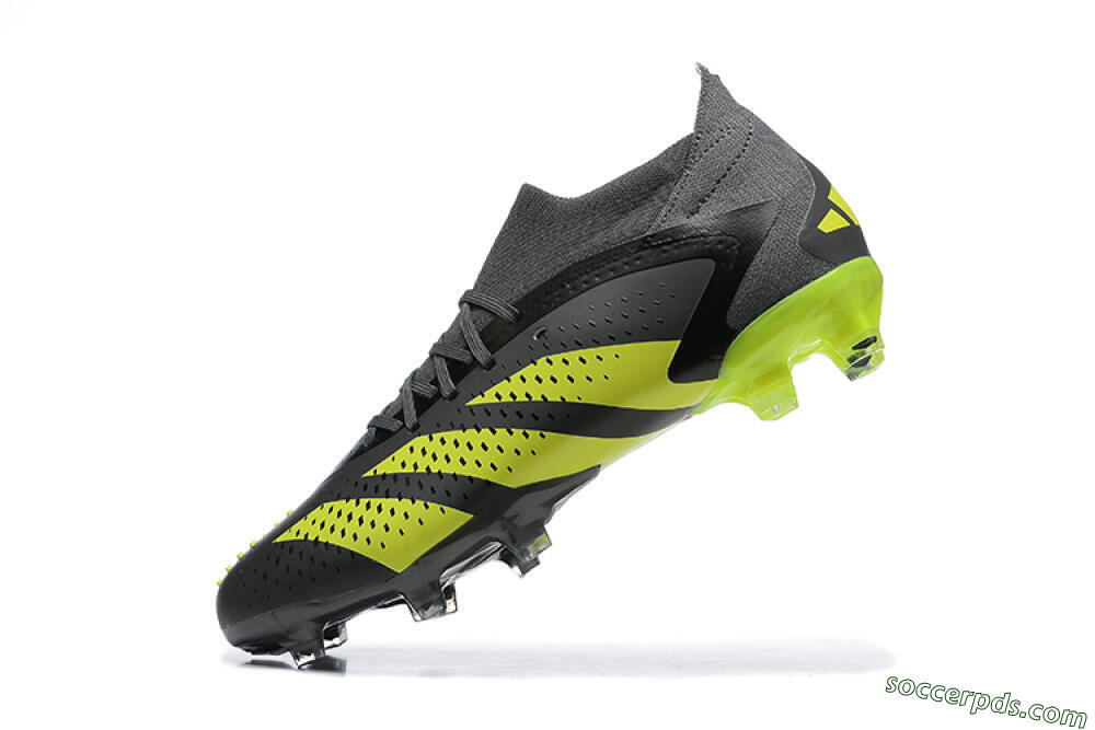 Adidas Predator Accuracy.1 FG High-Tops Football Boots - Black/Yellow 8