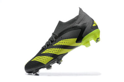 Adidas Predator Accuracy.1 FG High-Tops Football Boots - Black/Yellow