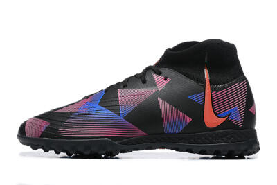 Nike Phantom Luna Elite TF High-Tops Football Shoes - Black/Blue/Red/Pink