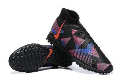 Nike Phantom Luna Elite TF High-Tops Football Shoes - Black/Blue/Red/Pink
