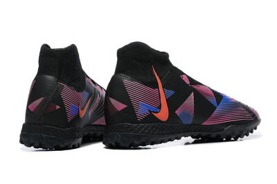 Nike Phantom Luna Elite TF High-Tops Football Shoes - Black/Blue/Red/Pink