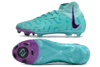 Nike Phantom Luna Elite NU FG High-Tops Football Boots - Jade/Purple/Black