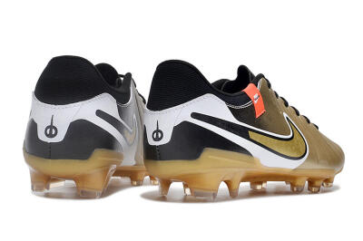 Nike Tiempo Legend 10 Pro FG Low-Tops Football Boots - Gold/Black/White