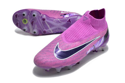 Nike Phantom GX Thunder Elite DF Link SG High-Tops Football Boots - Purple/White/Black