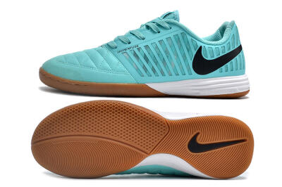 Nike Lunar Gato 2 IC Low-Tops Football Shoes - Jade/Black/White