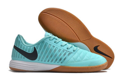 Nike Lunar Gato 2 IC Low-Tops Football Shoes - Jade/Black/White