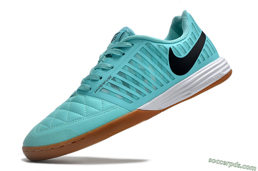 Nike Lunar Gato 2 IC Low-Tops Football Shoes - Jade/Black/White 5