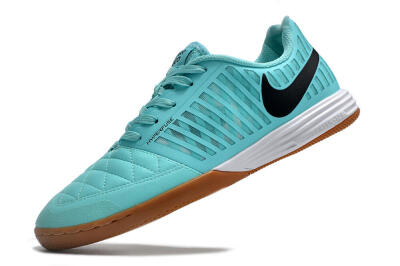 Nike Lunar Gato 2 IC Low-Tops Football Shoes - Jade/Black/White