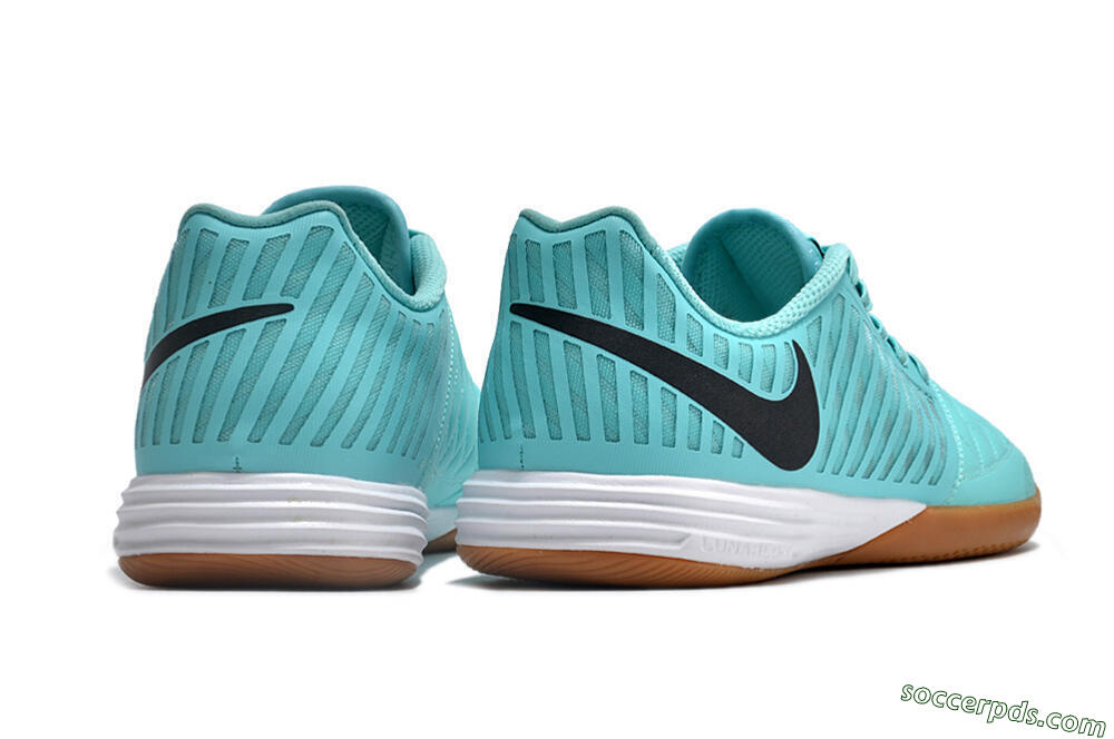 Nike Lunar Gato 2 IC Low-Tops Football Shoes - Jade/Black/White 6