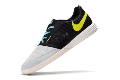 Nike Lunar Gato 2 IC Low-Tops Football Shoes - Black/Blue/Yellow
