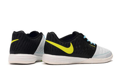 Nike Lunar Gato 2 IC Low-Tops Football Shoes - Black/Blue/Yellow