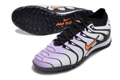 Nike Air Zoom Mercurial Vapor 14 Elite TF Low-Tops Football Shoes - Purple/Black/Orange