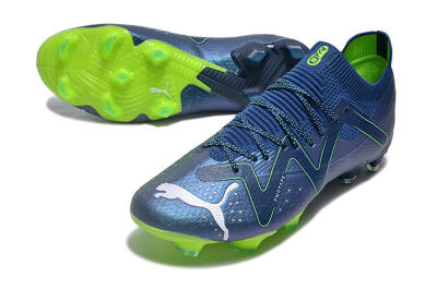 Puma Future Ultimate FG Low-Tops Football Boots - Blue/Black/Yellow