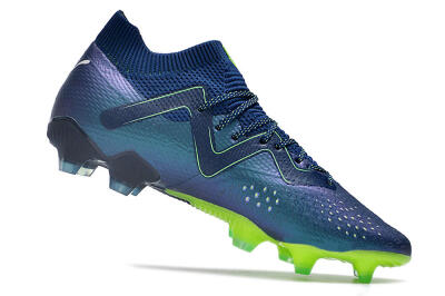 Puma Future Ultimate FG Low-Tops Football Boots - Blue/Black/Yellow