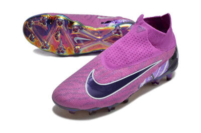 Nike Phantom GX DF Elite FG High-Tops Football Boots - Purple/Black/White/Gold