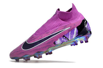 Nike Phantom GX DF Elite FG High-Tops Football Boots - Purple/Black/White/Gold