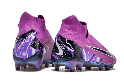 Nike Phantom GX DF Elite FG High-Tops Football Boots - Purple/Black/White/Gold