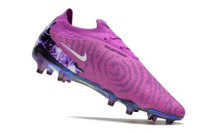 Nike Phantom GX Elite FG Low-Tops Football Boots - Purple/Black/White/Gold