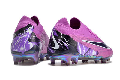 Nike Phantom GX Elite FG Low-Tops Football Boots - Purple/Black/White/Gold