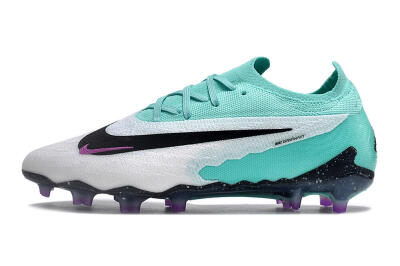 Nike Phantom GX Elite FG Low-Tops Football Boots - Silver/Blue/Purple/Black