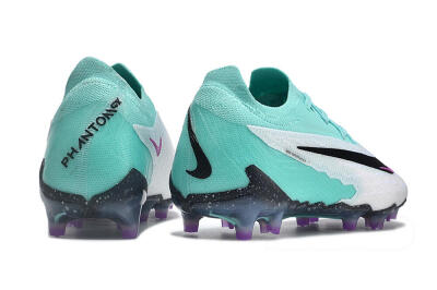 Nike Phantom GX Elite FG Low-Tops Football Boots - Silver/Blue/Purple/Black