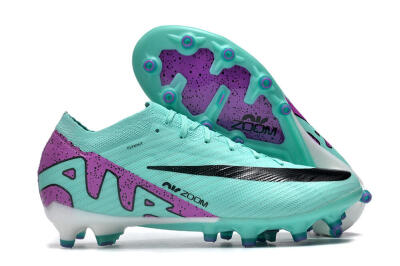 Nike Air Zoom Mercurial Vapor 15 Elite AG Low-Tops Football Boots - Blue/Purple/Black