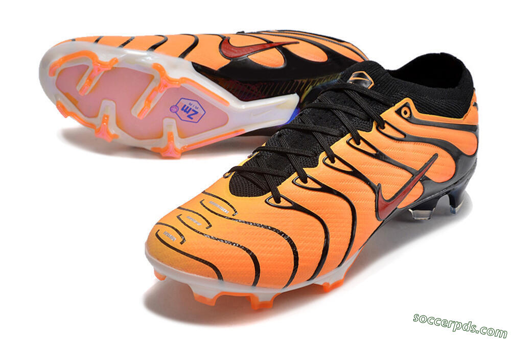 Nike Air Zoom Mercurial Vapor 15 Elite FG Low-Tops Football Boots - Orange/Black/Red 3