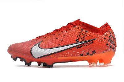 Nike AIR Zoom Mercurial Vapor 15 Elite FG Low-Tops Football Boots - Orange/White/Black