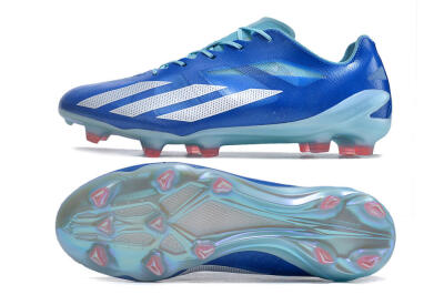 Adidas X Crazyfast+ FG Low-Tops Football Boots - Blue/White/Jade