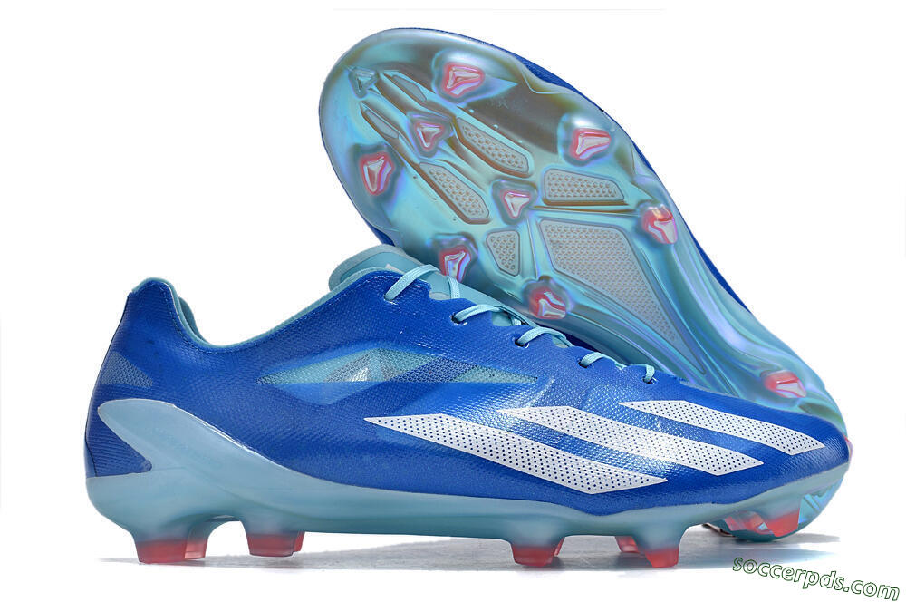 Adidas X Crazyfast+ FG Low-Tops Football Boots - Blue/White/Jade 1