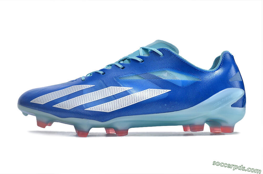 Adidas X Crazyfast+ FG Low-Tops Football Boots - Blue/White/Jade 2