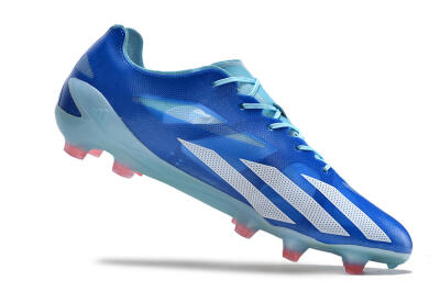 Adidas X Crazyfast+ FG Low-Tops Football Boots - Blue/White/Jade