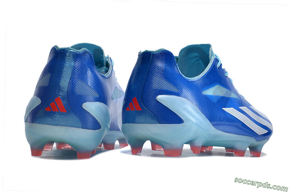 Adidas X Crazyfast+ FG Low-Tops Football Boots - Blue/White/Jade 6