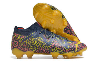 Puma Future Ultimate Limited Edition FG Low-Tops Football Boots - Blue/Yellow/Red