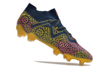 Puma Future Ultimate Limited Edition FG Low-Tops Football Boots - Blue/Yellow/Red