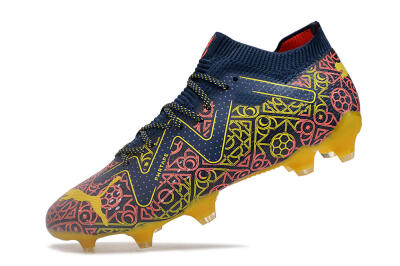 Puma Future Ultimate Limited Edition FG Low-Tops Football Boots - Blue/Yellow/Red