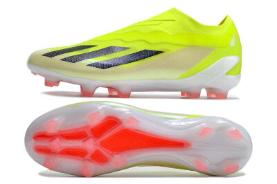 Adidas X Crazyfast+ FG Low-Tops Football Boots - Yellow/Black/Pink