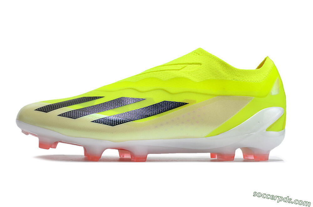 Adidas X Crazyfast+ FG Low-Tops Football Boots - Yellow/Black/Pink 2