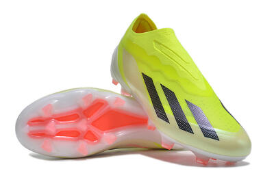 Adidas X Crazyfast+ FG Low-Tops Football Boots - Yellow/Black/Pink