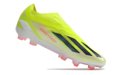 Adidas X Crazyfast+ FG Low-Tops Football Boots - Yellow/Black/Pink