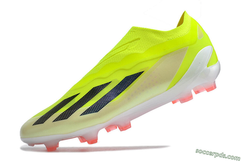 Adidas X Crazyfast+ FG Low-Tops Football Boots - Yellow/Black/Pink 5