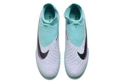 Nike Phantom GX Elite DF Link TF High-Tops Football Shoes - White/Black/Jade