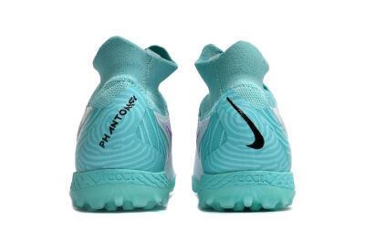 Nike Phantom GX Elite DF Link TF High-Tops Football Shoes - White/Black/Jade