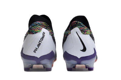 Nike Phantom GX Elite FG Low-Tops Football Boots - Black/Purple/Rainbow
