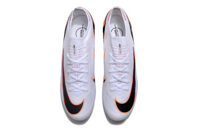 Nike Air Zoom Mercurial Vapor 15 Elite FG Low-Tops Football Boots - White/Orange/Black